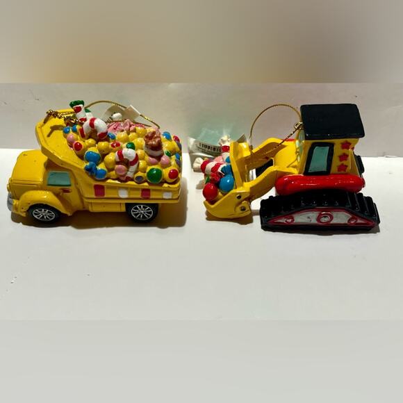 Kurt Alder Candy Filled Construction Vehicle ornaments - Picture 1 of 12